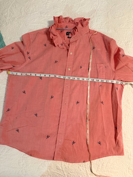 Reworked Crawfish/Lobster Chaps Button Down