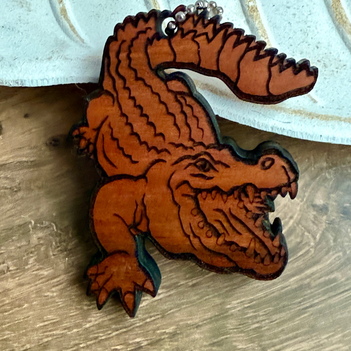 Alligator Bag Charm, Keychain, Purse Charm, Cypress