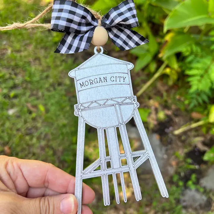 Water Tower Small Town Custom Christmas Ornament