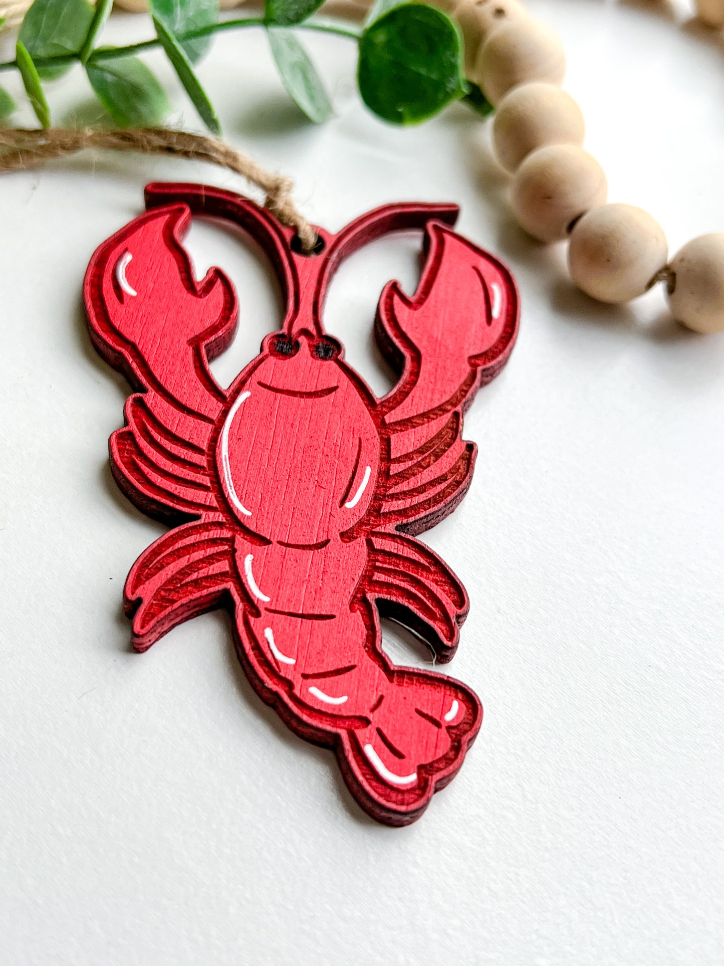 Crawfish Ornament Car Charm