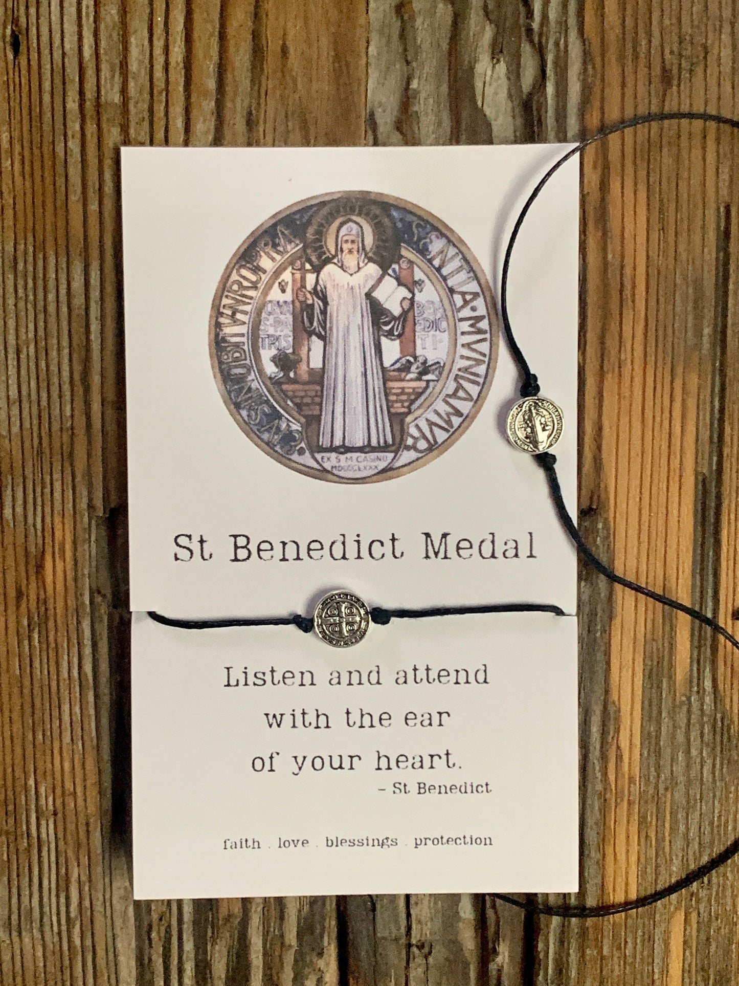 St Benedict Wish Bracelet