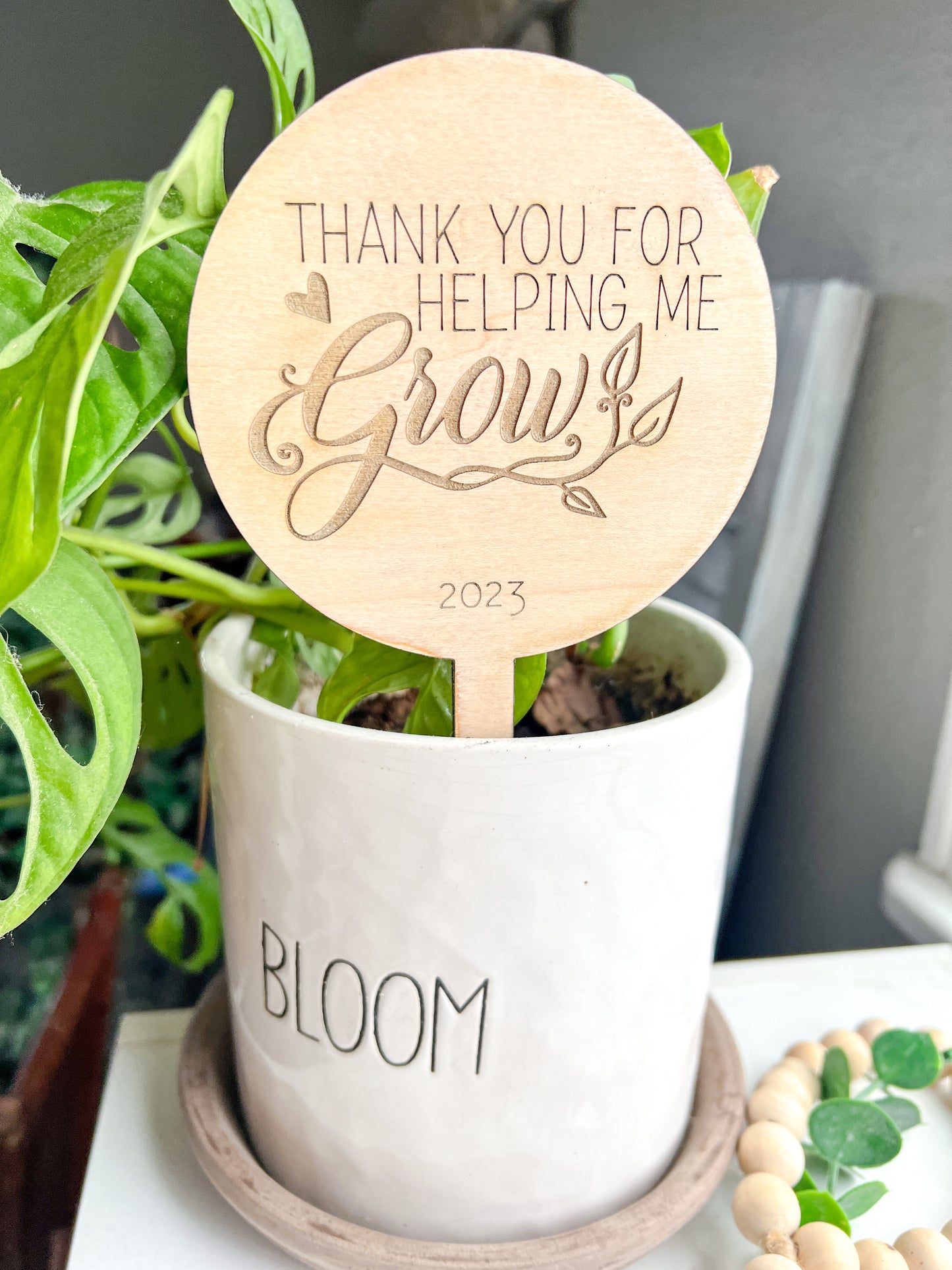 Teacher Plant Thank You Tag