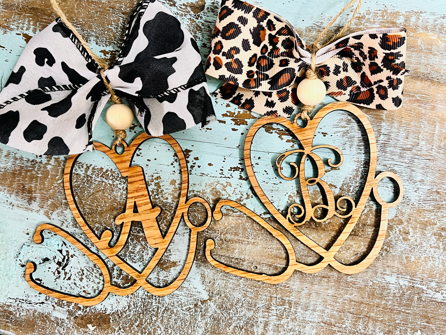 Health Care Initial Car Charm Ornament RETAIL