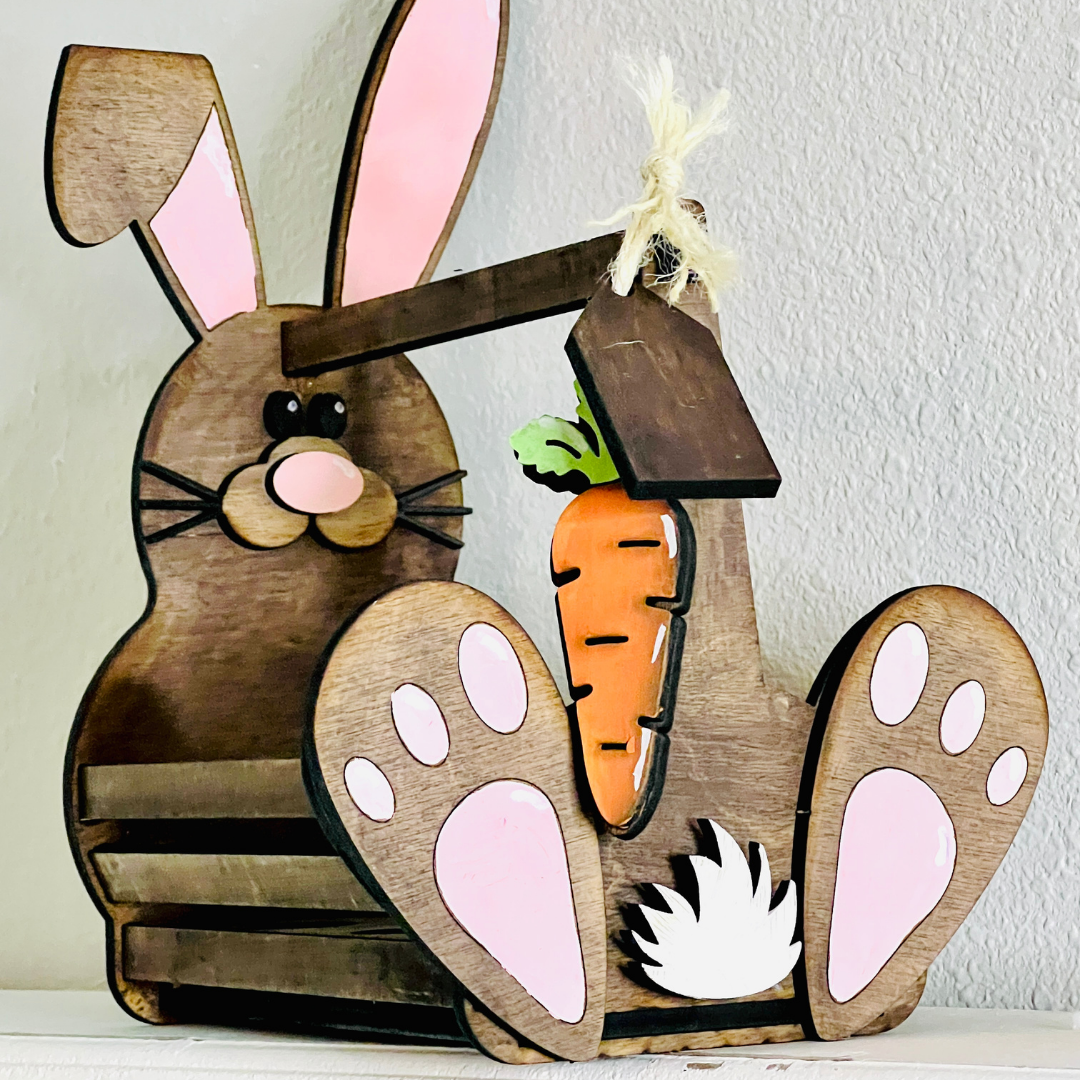 Bunny Easter Basket Personalized RETAIL