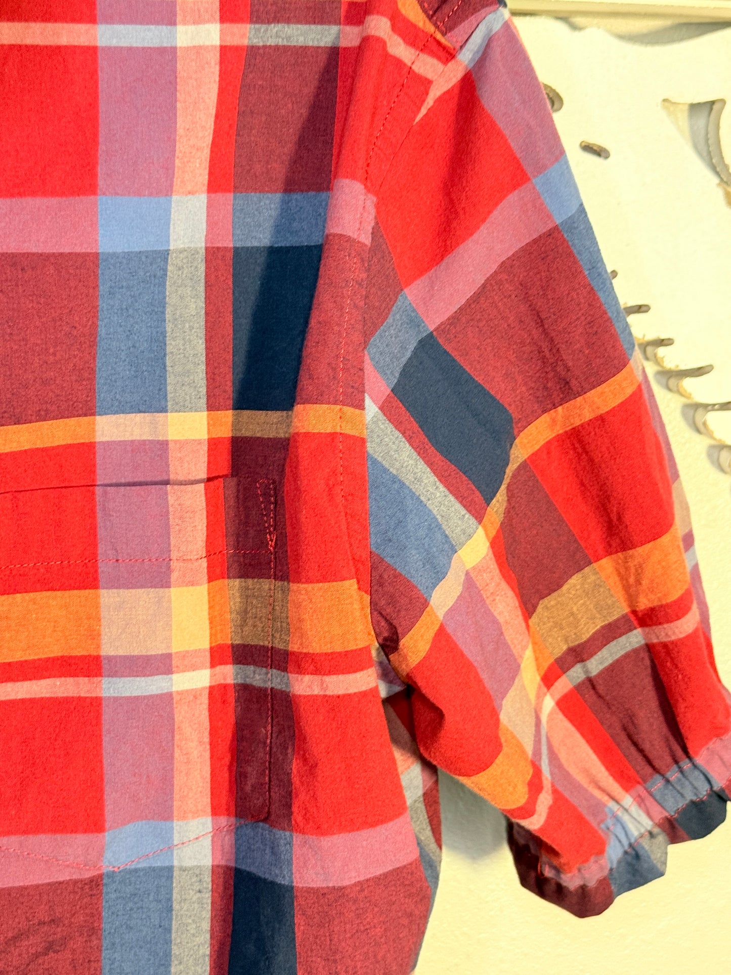 Reworked Plaid Old Navy Button Down