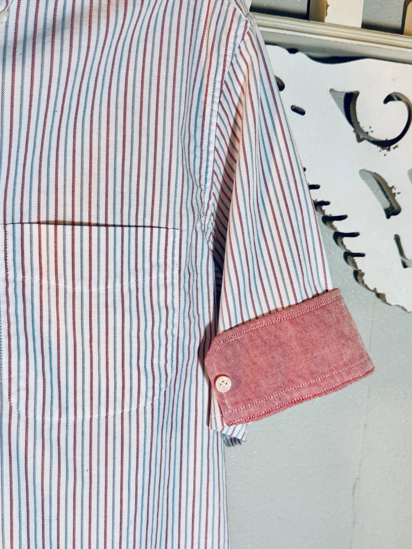 Reworked J.Crew Striped Button Down