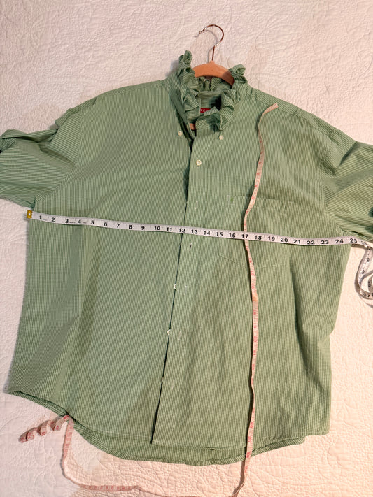 Reworked Mint Green Izod Button Down