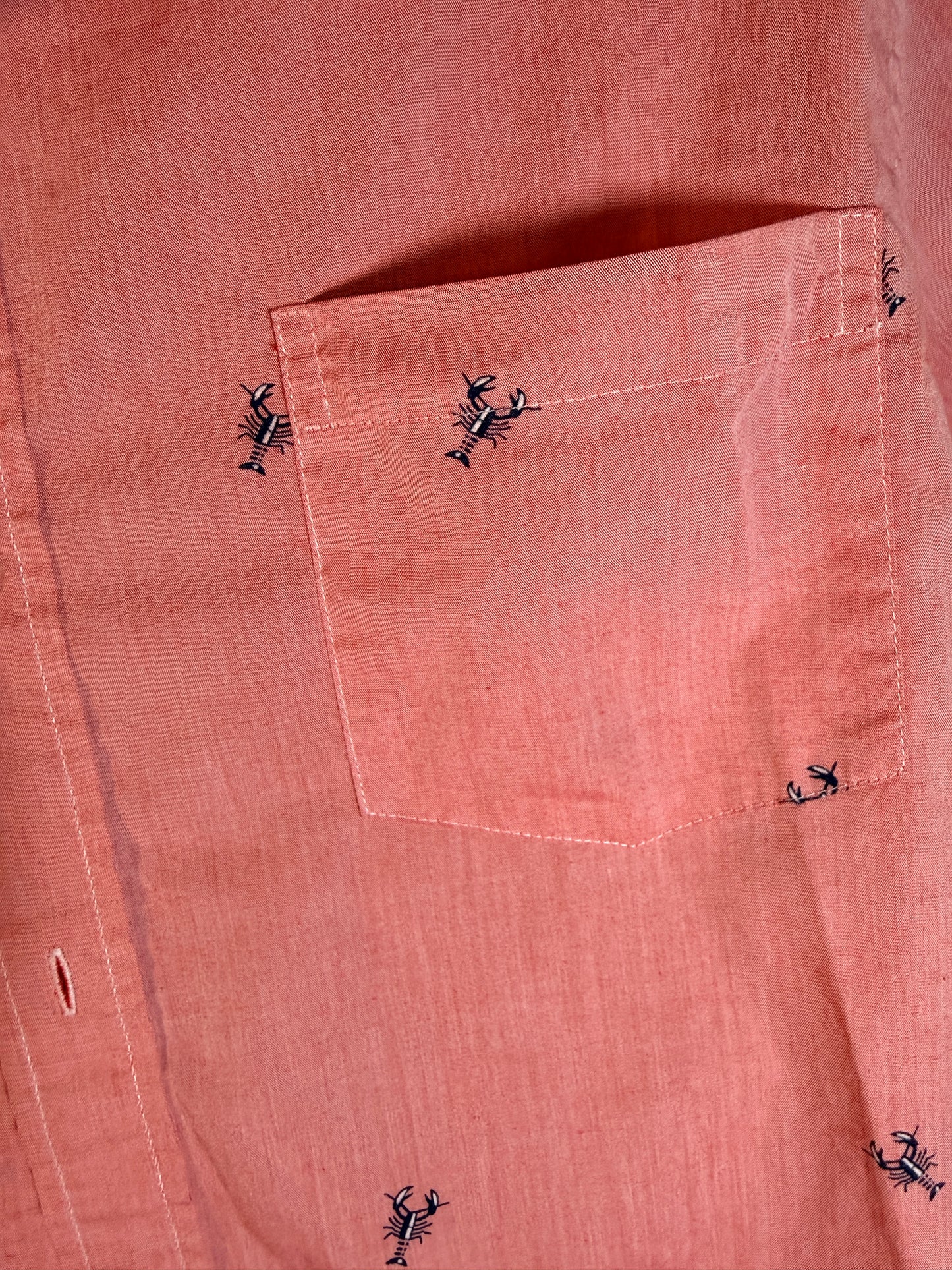Reworked Crawfish/Lobster Chaps Button Down