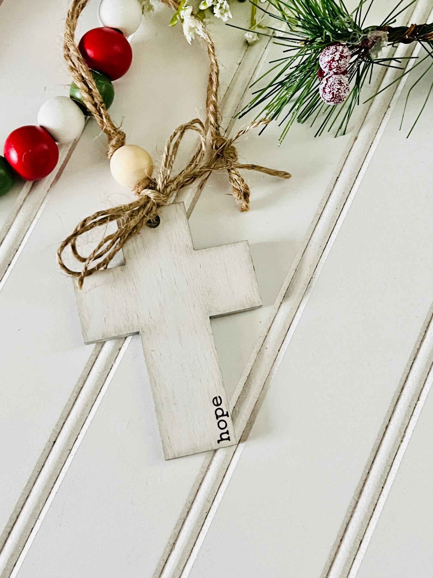 Hope Rustic Ornament