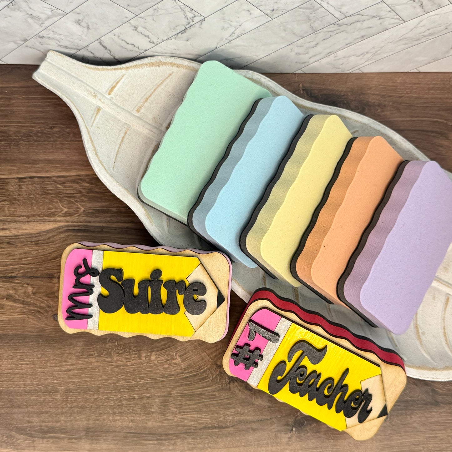 Personalized Teacher WhiteBoard Eraser Teacher Gift
