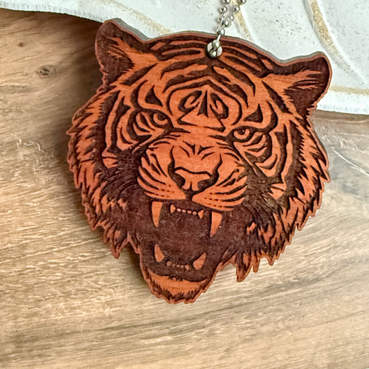 Tiger Bag Charm, Keychain, Purse Charm, Cypress