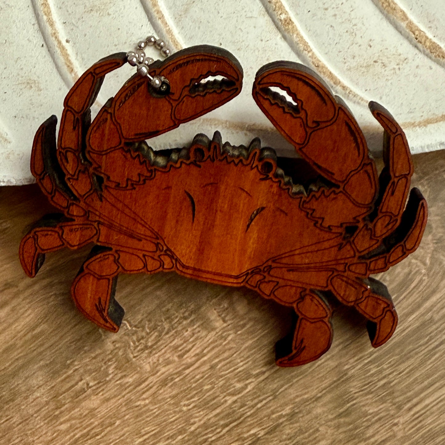 Crab Bag Charm, Keychain, Purse Charm, Cypress
