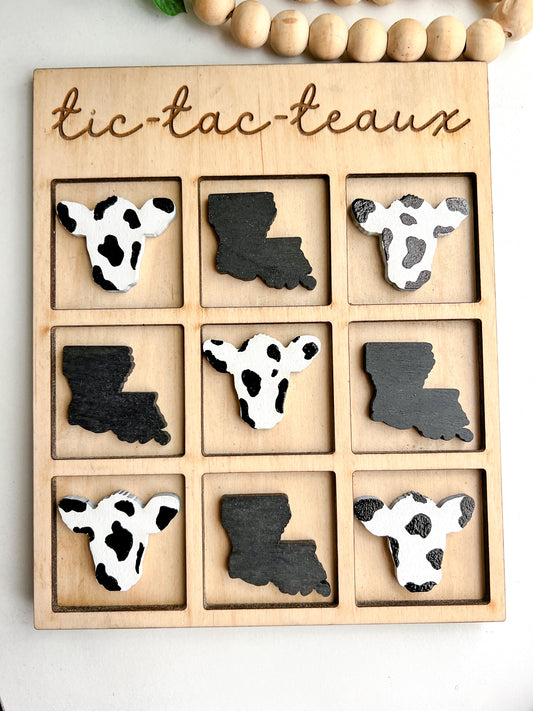 Tic Tac Teaux Cow and Louisiana