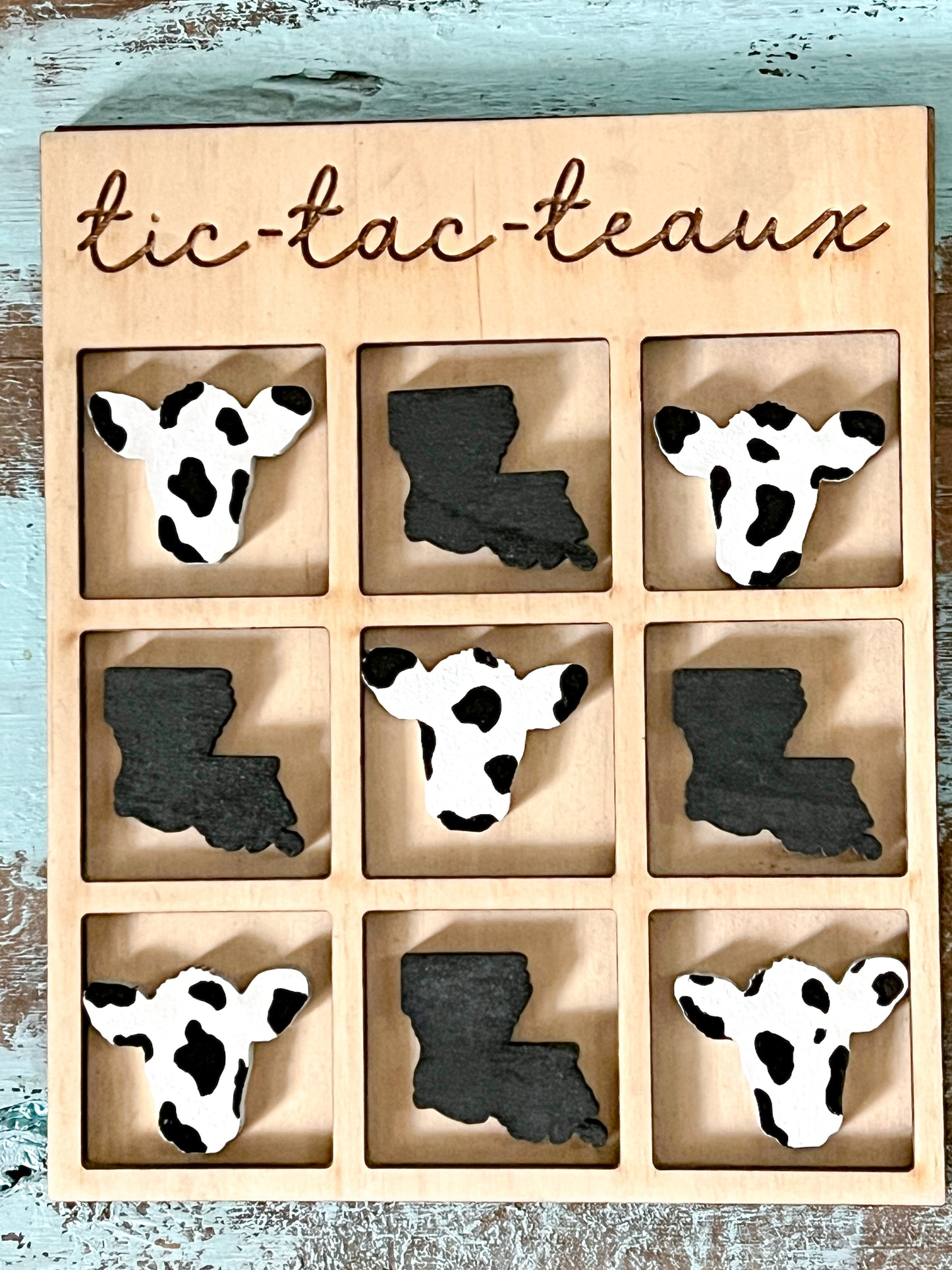 Tic Tac Teaux Cow and Louisiana