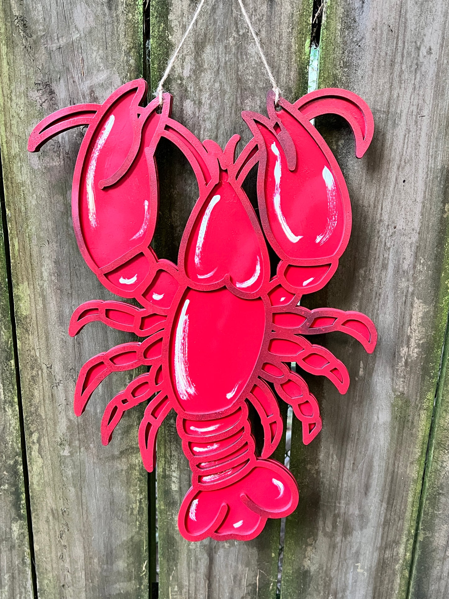 Crawfish 3D Door Hanger