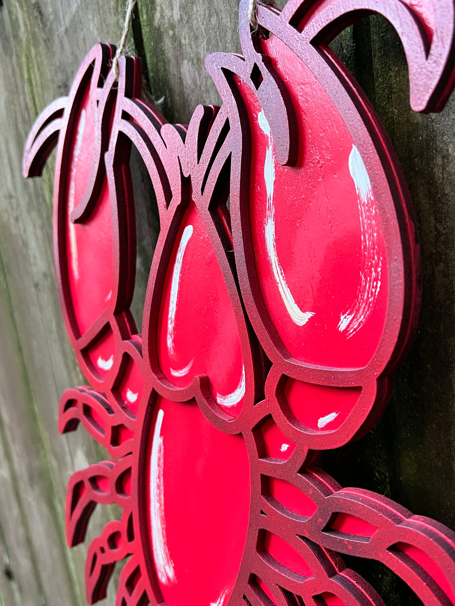 Crawfish 3D Door Hanger