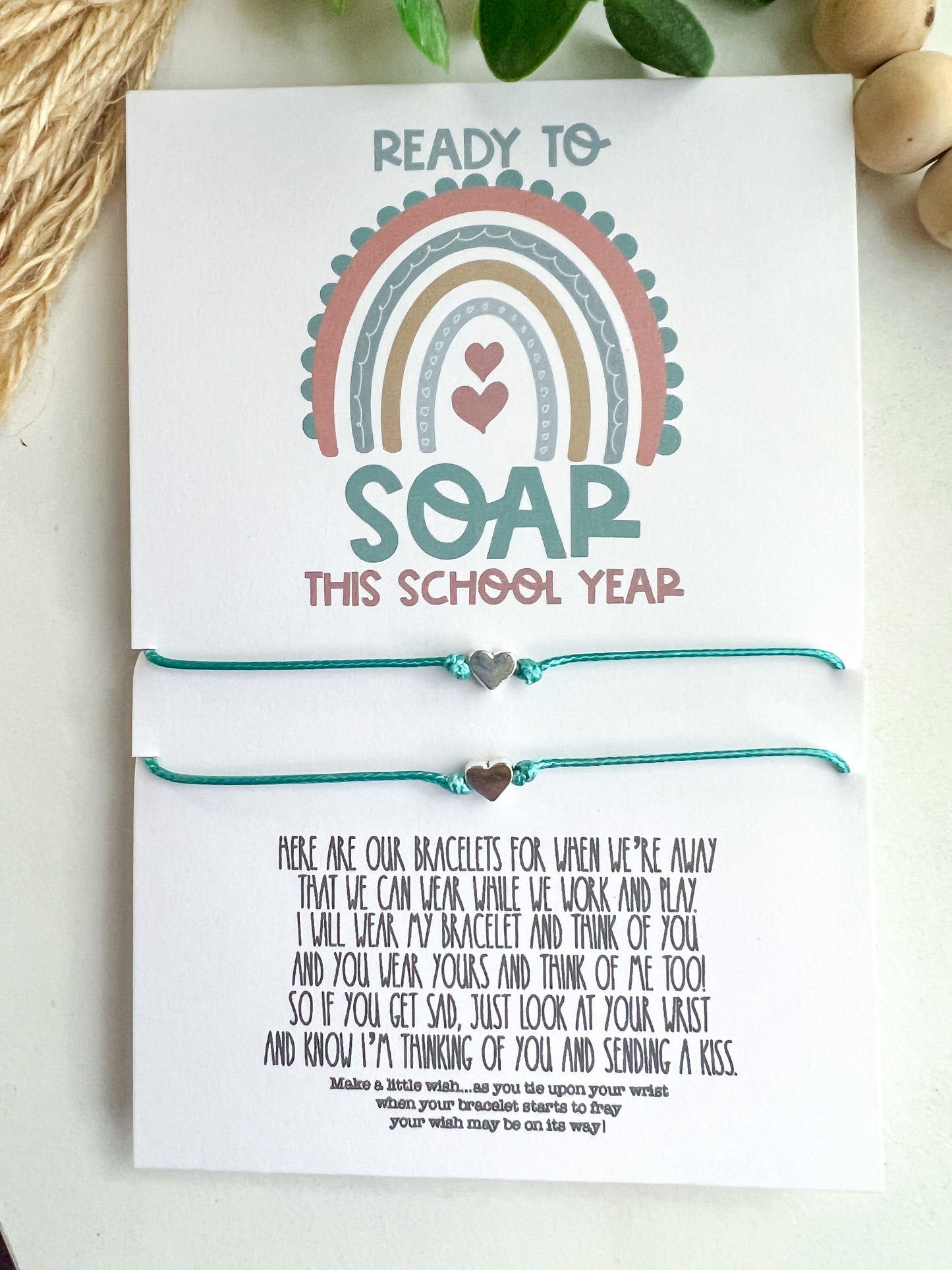 Ready to Soar Back to School Wish Bracelet