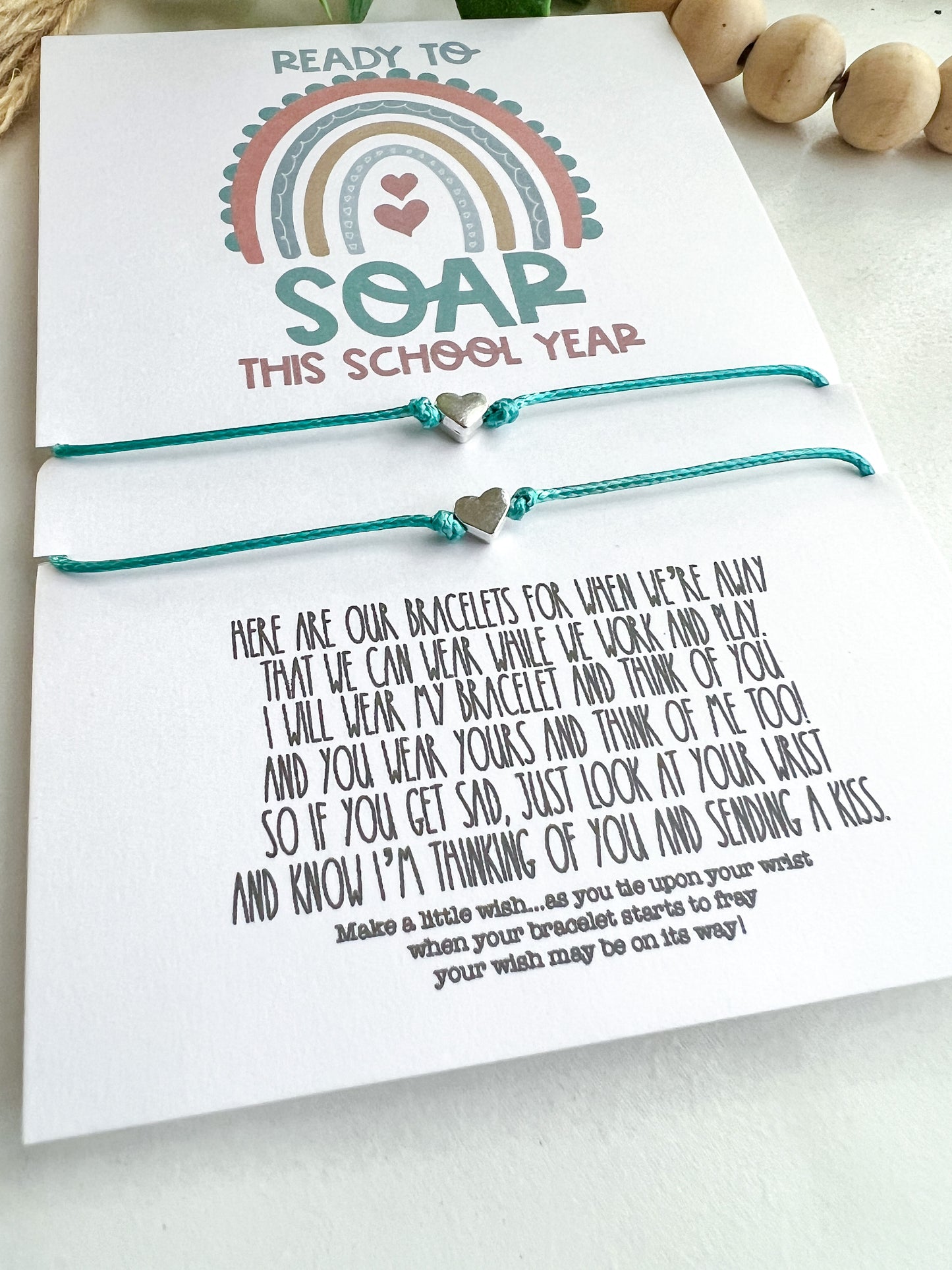 Ready to Soar Back to School Wish Bracelet