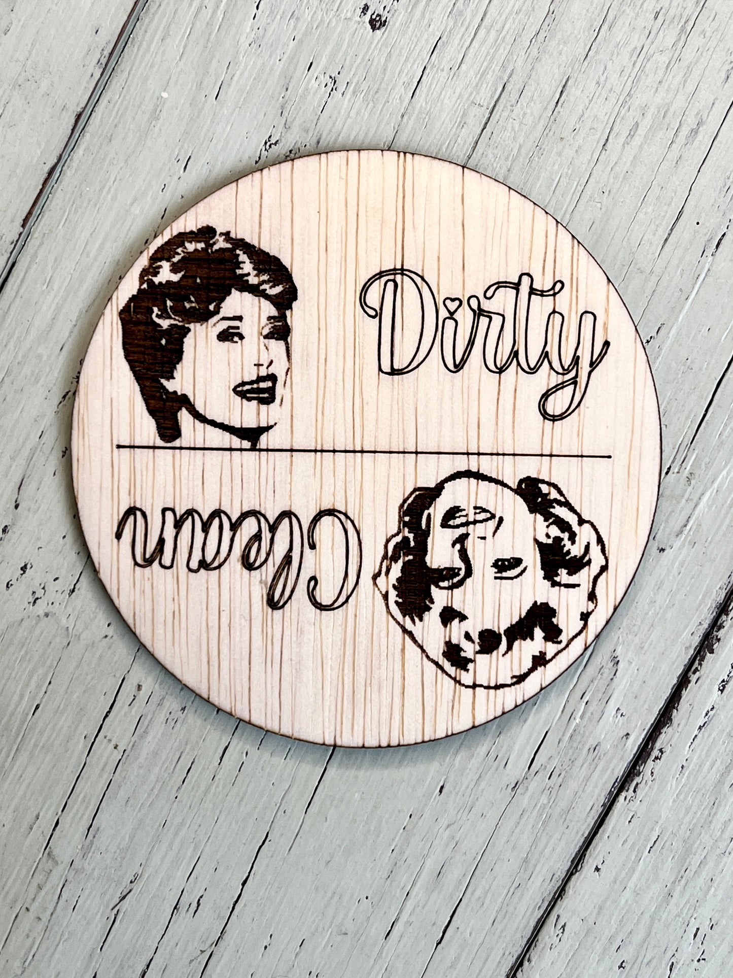 Blanche and Rose Dishwasher Magnet