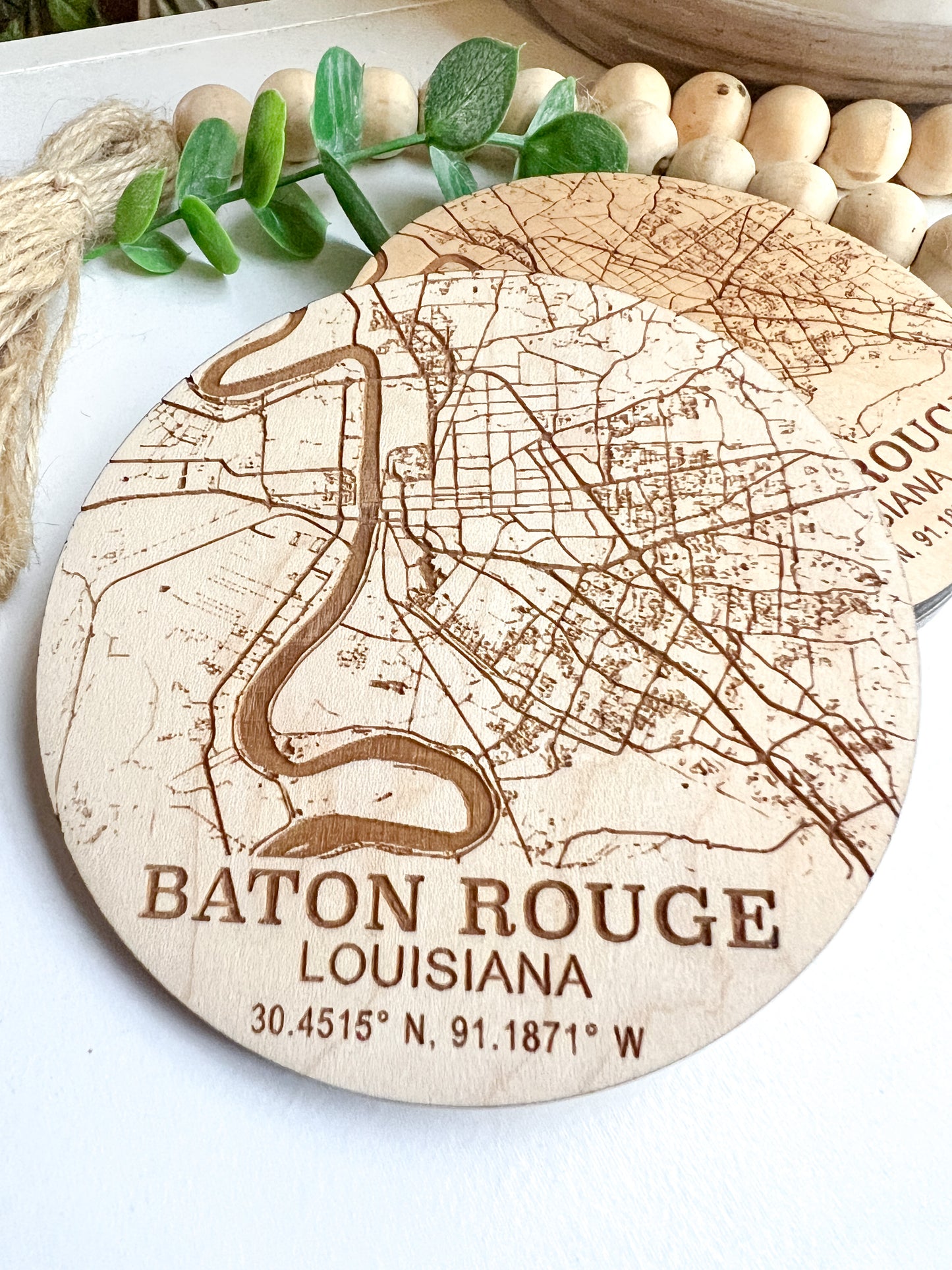 Map Custom Coasters