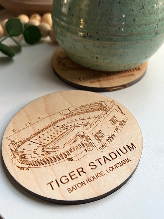 Tiger Stadium LSU Coasters