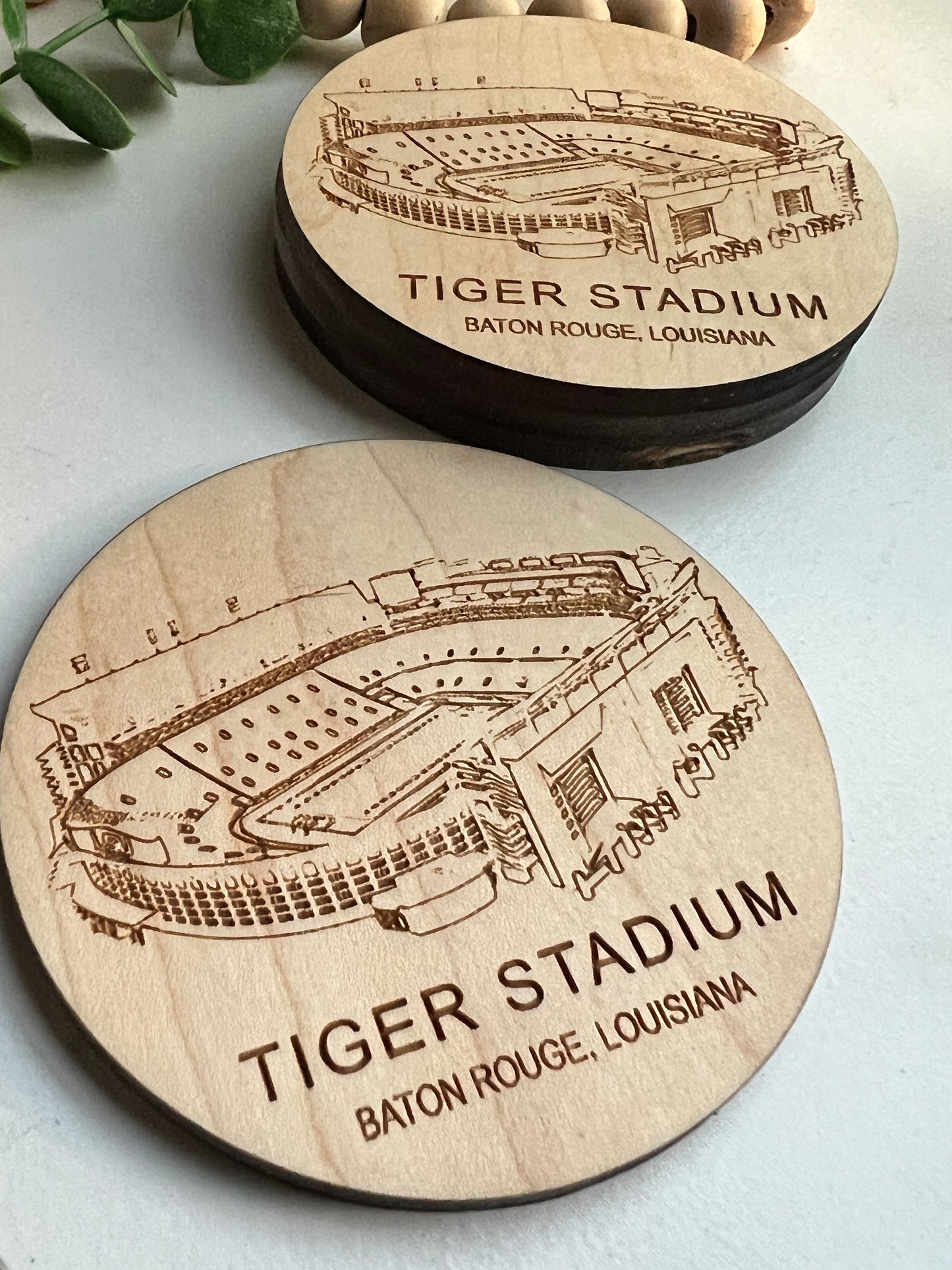 Tiger Stadium LSU Coasters