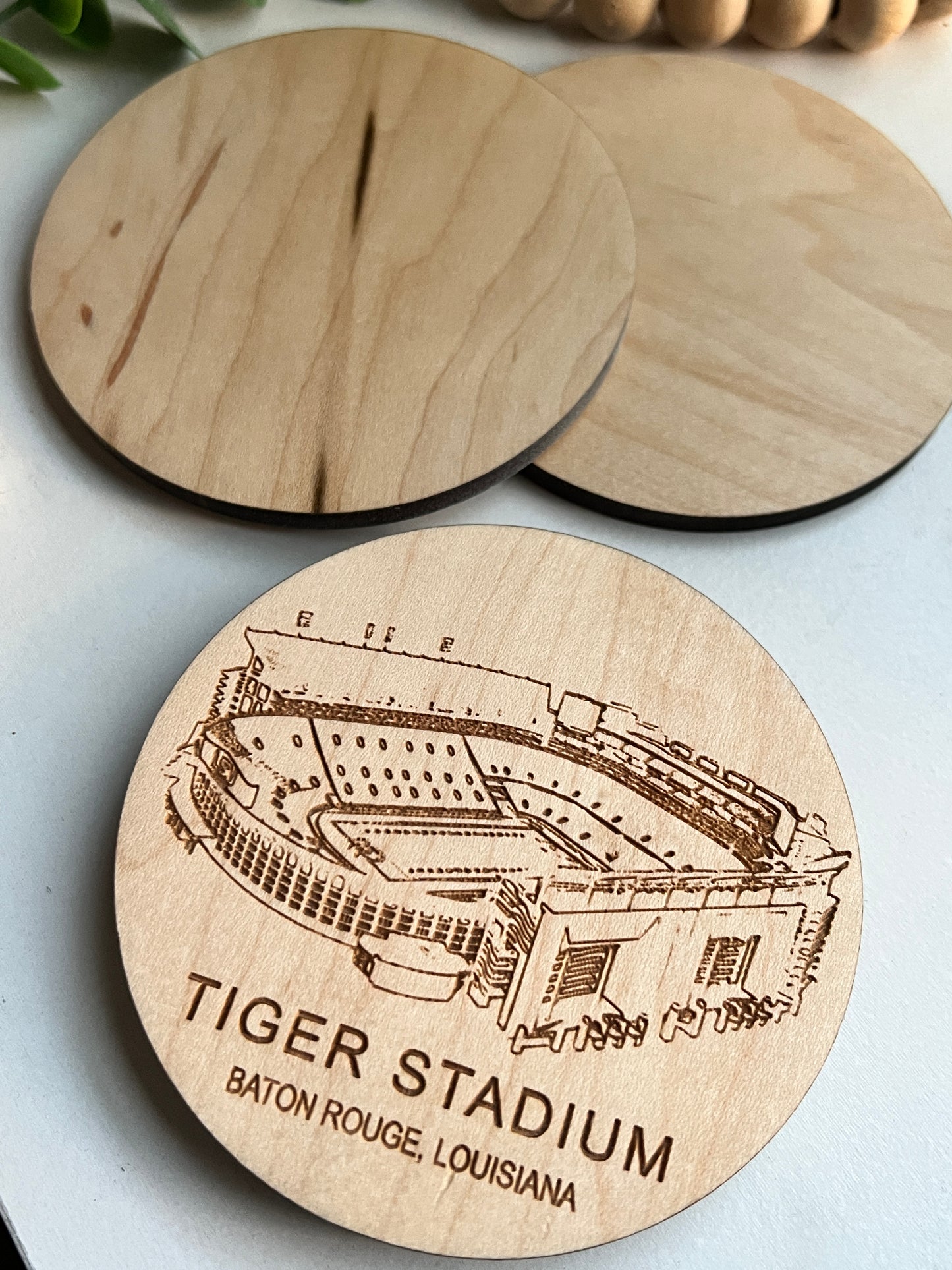 Tiger Stadium LSU Coasters