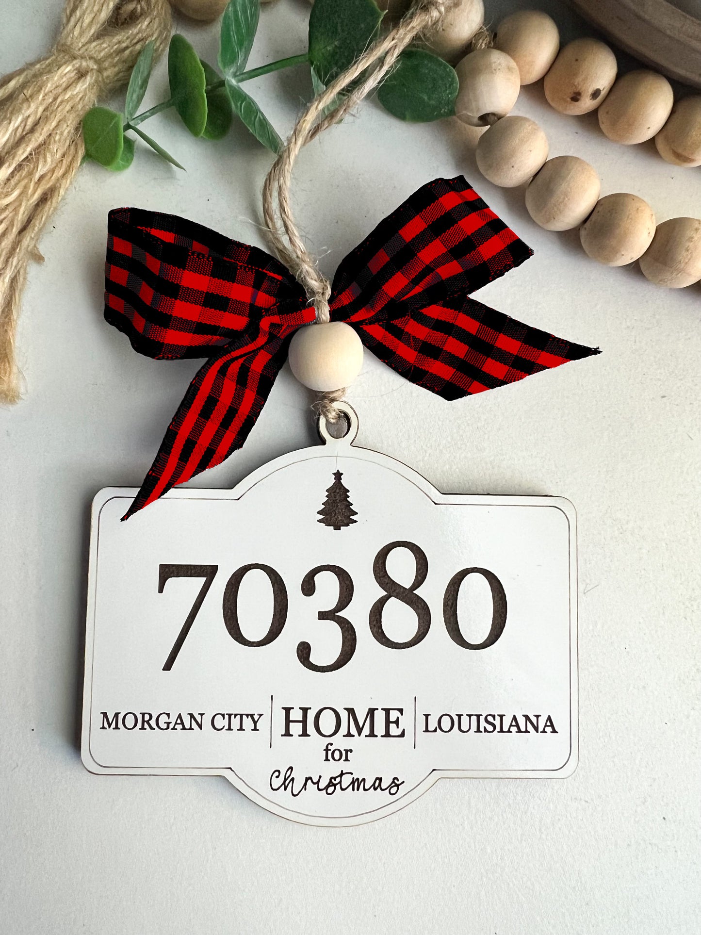 Zip Code Ornament