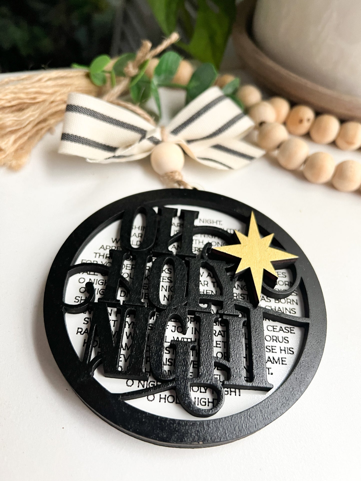 Oh Holy Night Christmas Ornament