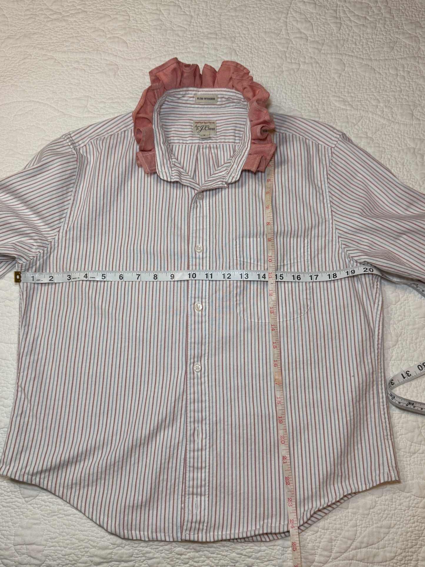 Reworked J.Crew Striped Button Down