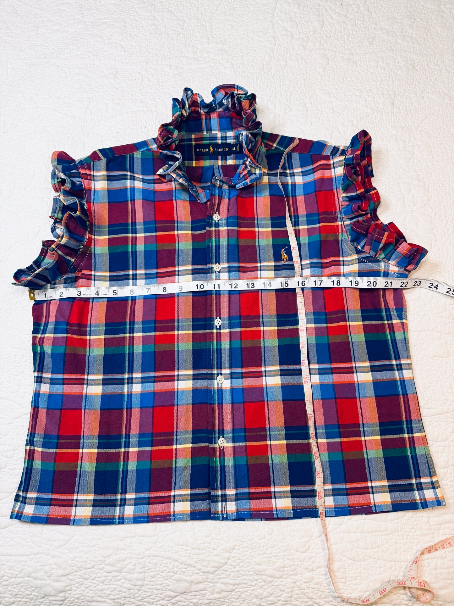 Reworked Polo Multicolor Plaid Button Down