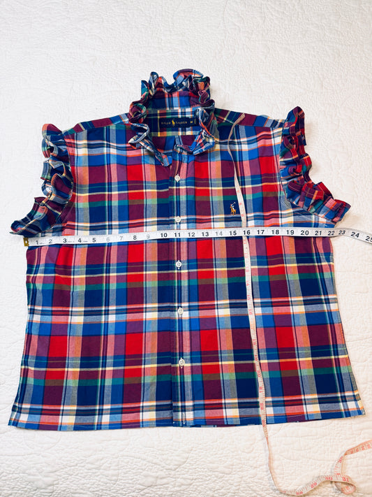 Reworked Polo Multicolor Plaid Button Down