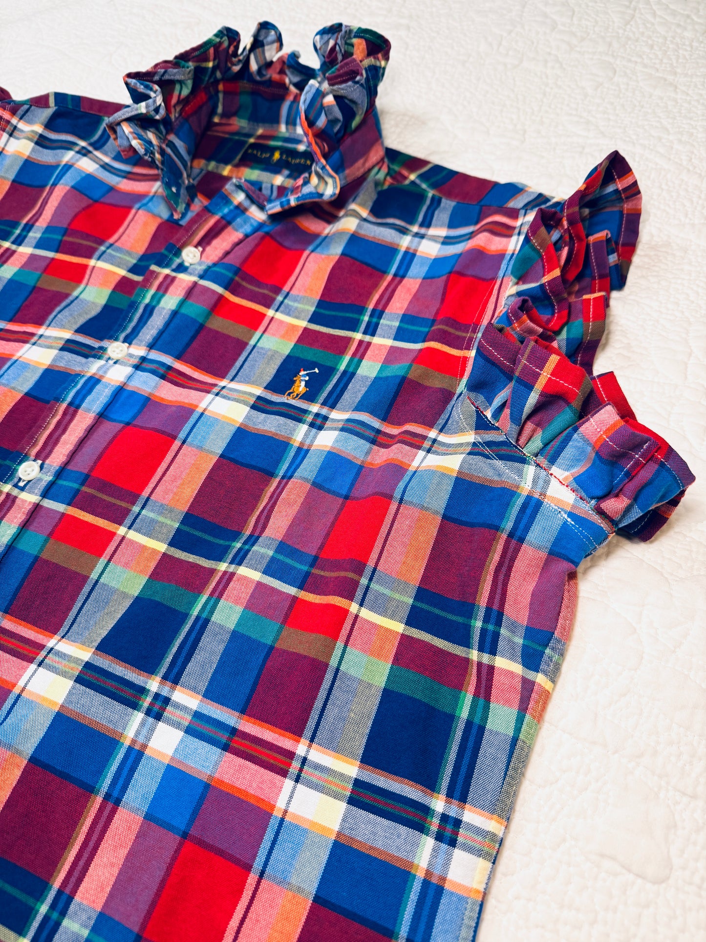 Reworked Polo Multicolor Plaid Button Down
