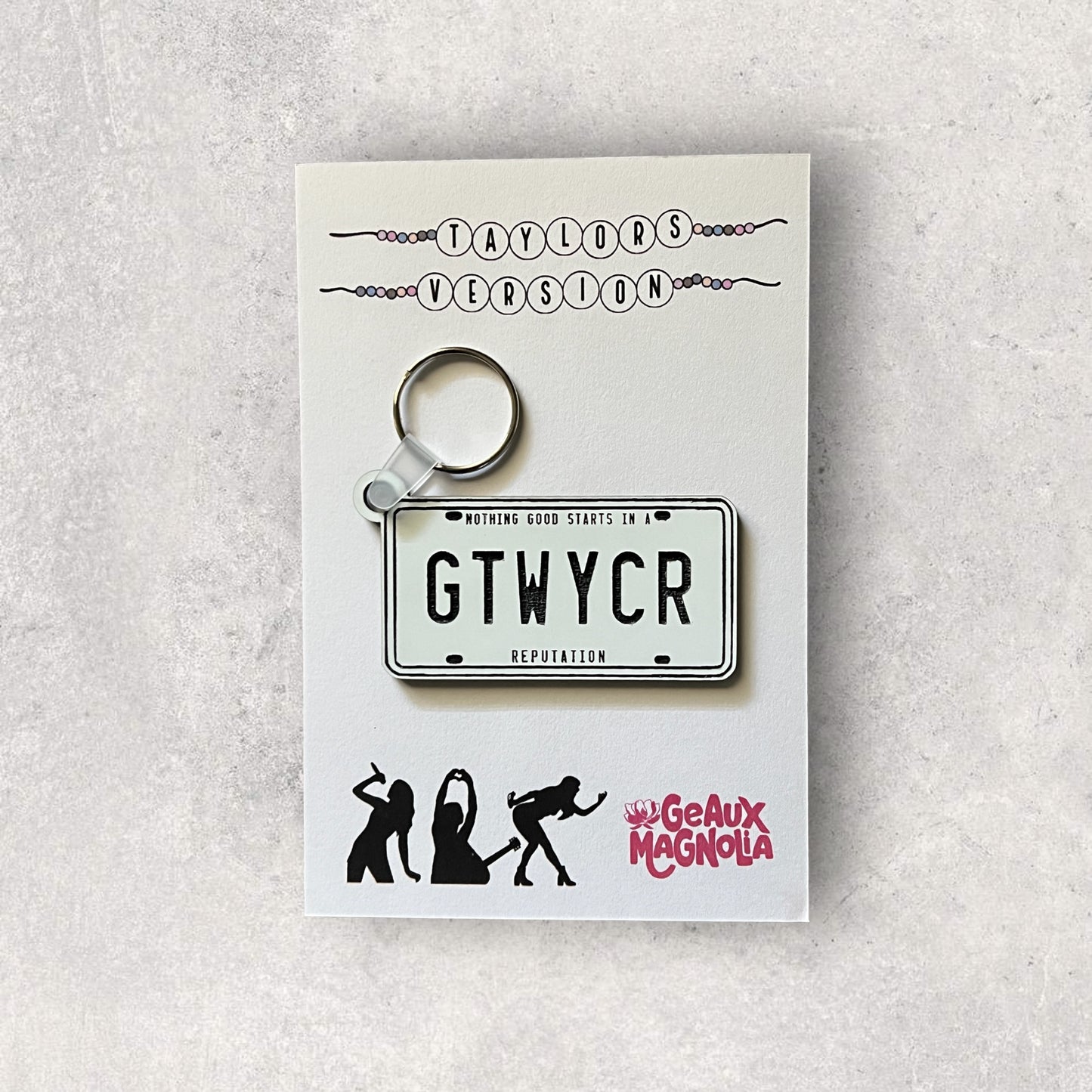 Getaway Car Taylor Keychain