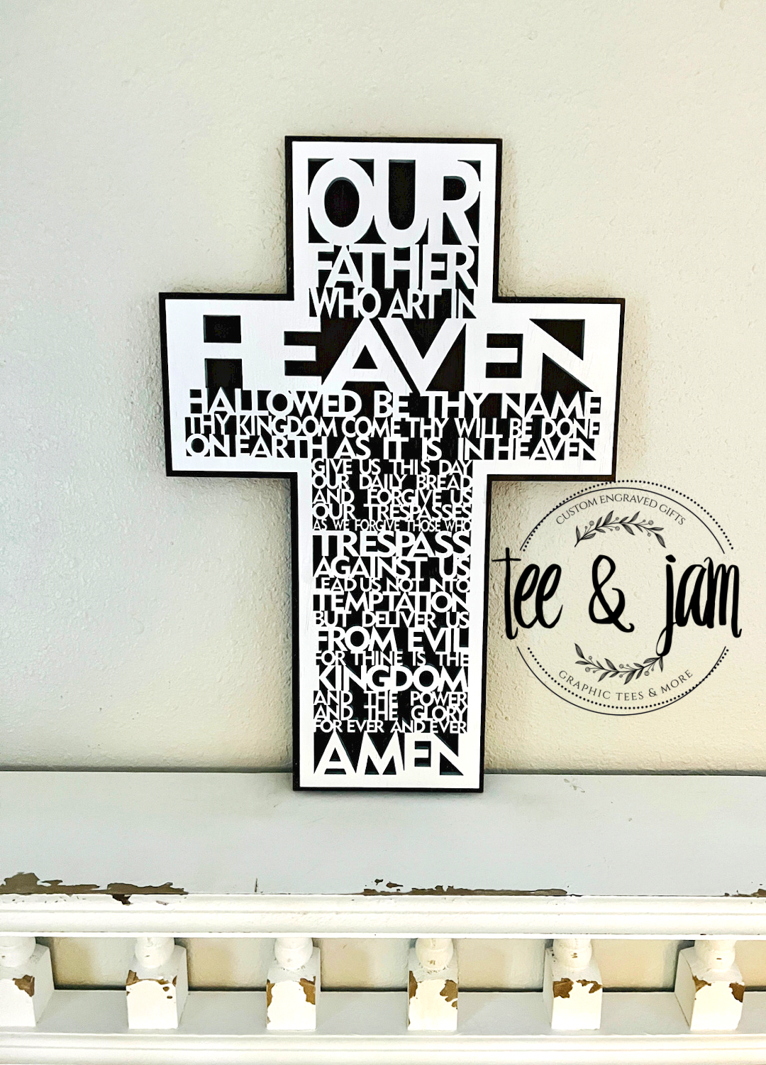 The Lord's Prayer Cross