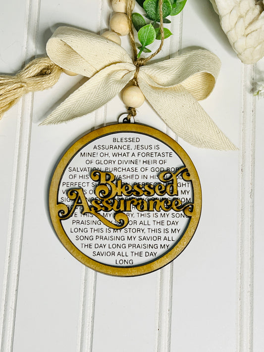 Blessed Assurance Ornament