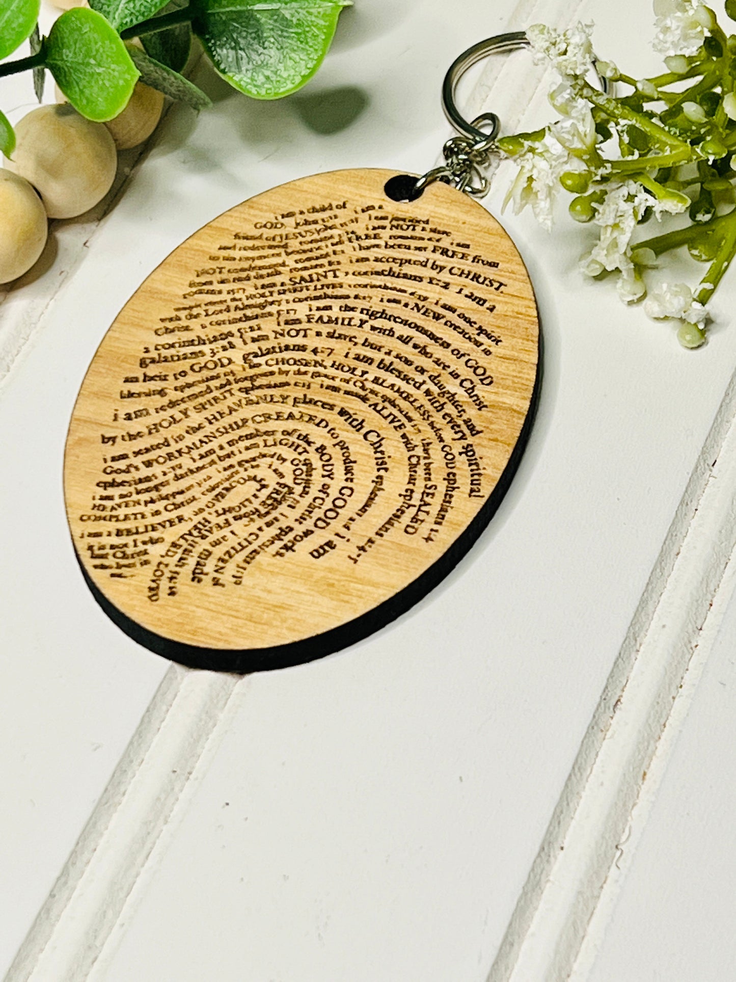 God's Fingerprint Keychain RETAIL