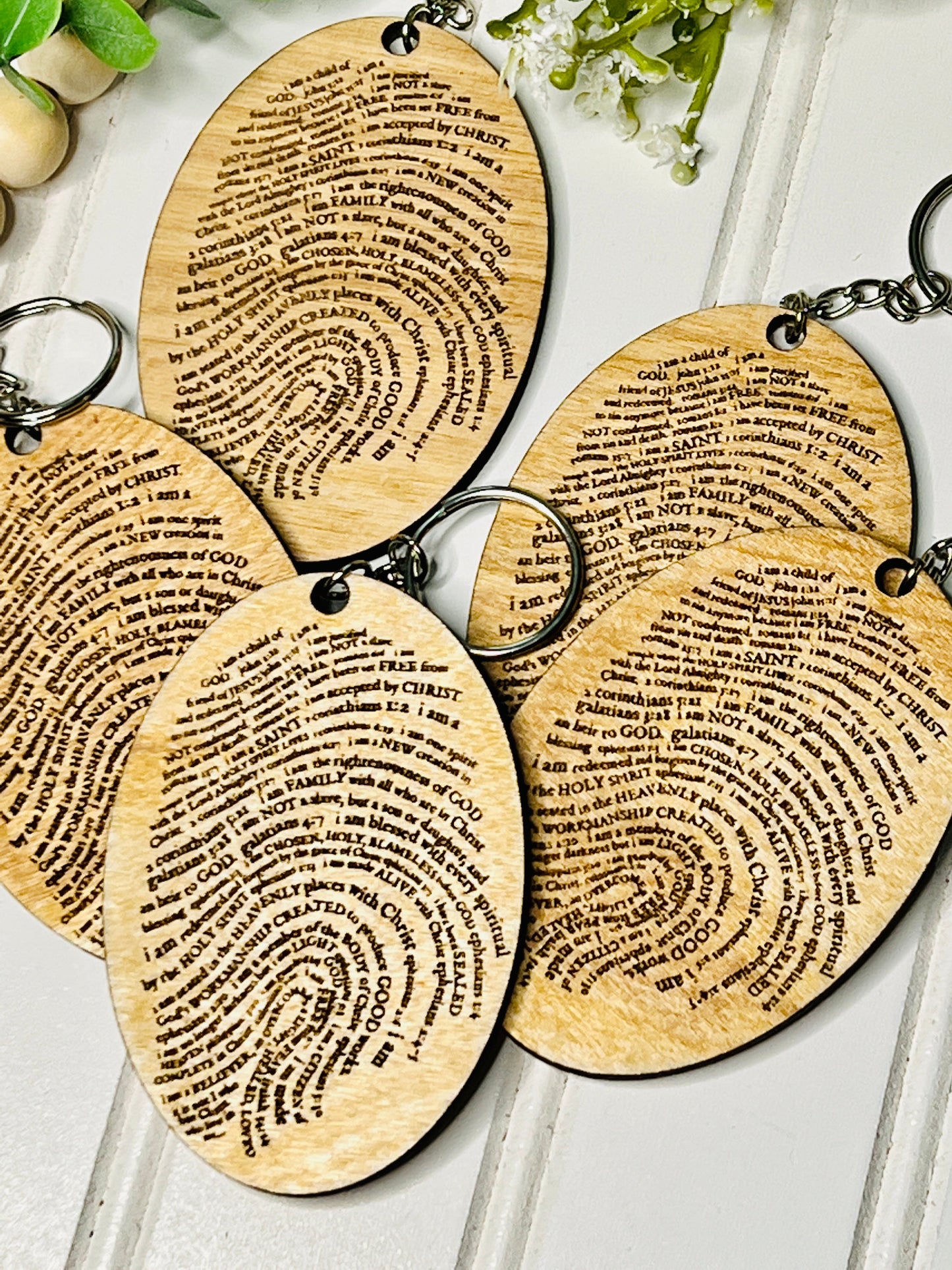 God's Fingerprint Keychain RETAIL