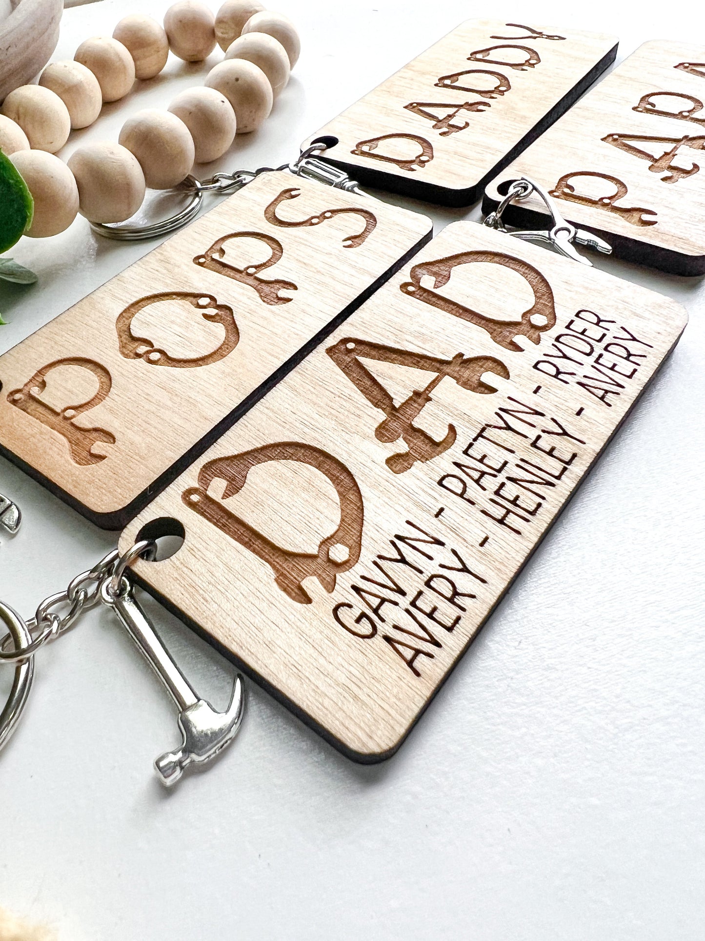 Dad Family Keychain