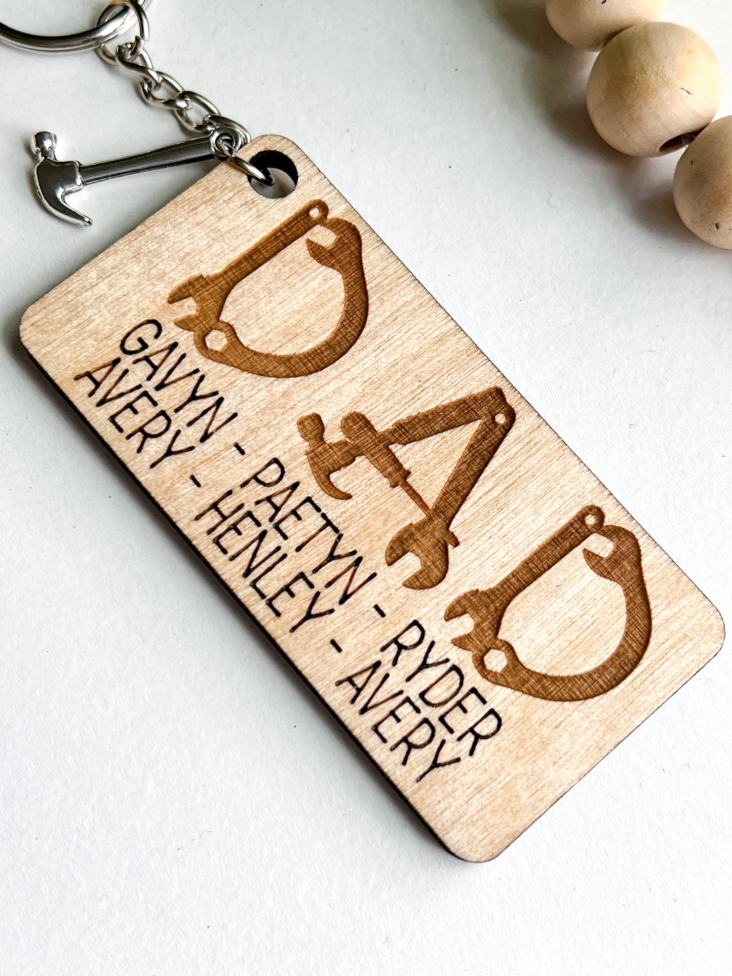 Dad Family Keychain