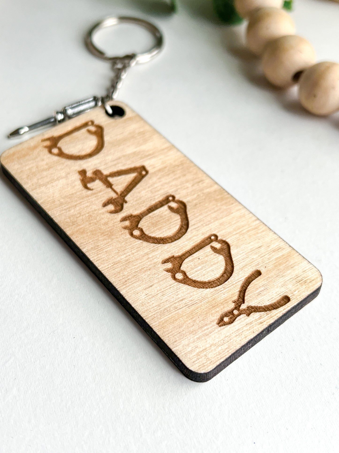 Dad Family Keychain