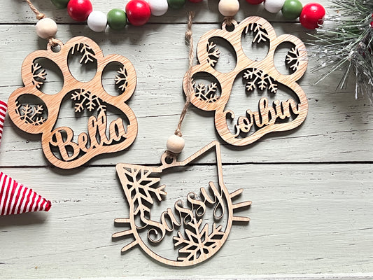 Pet Name Ornament Retail