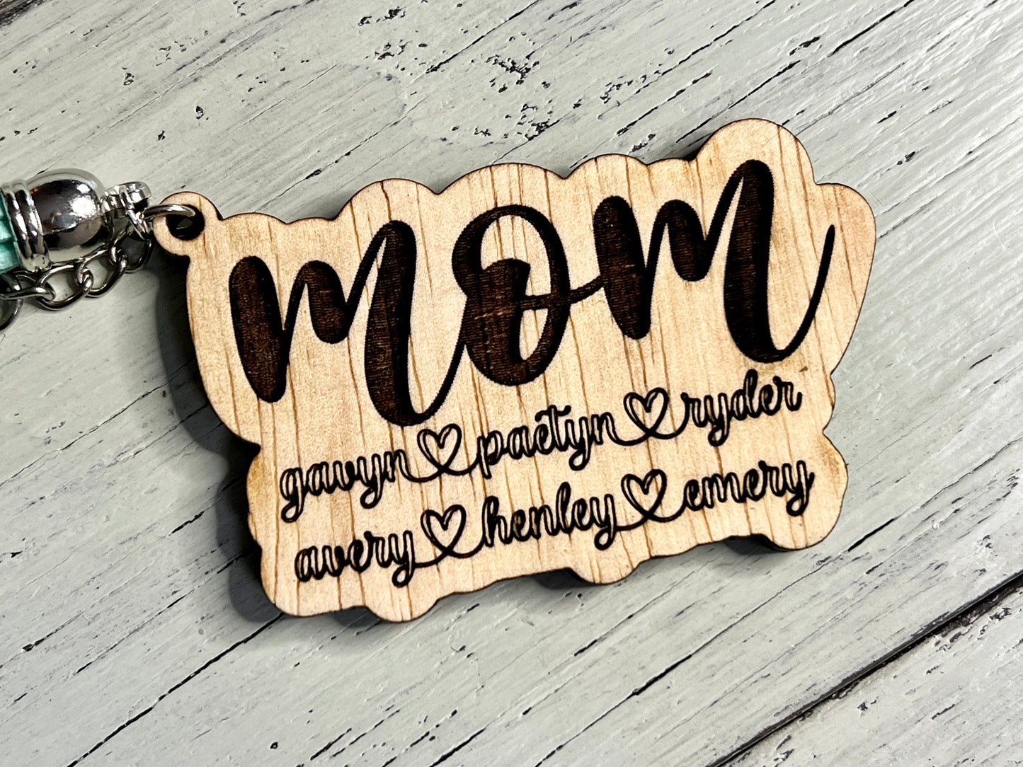 Personalized Family Keychain