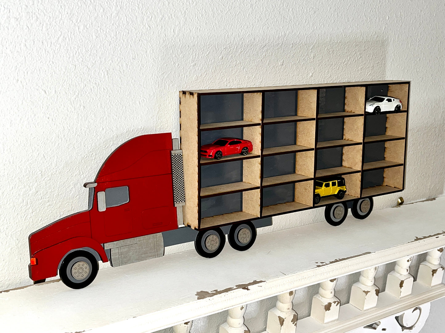 Toy Car 18 Wheeler Hauler