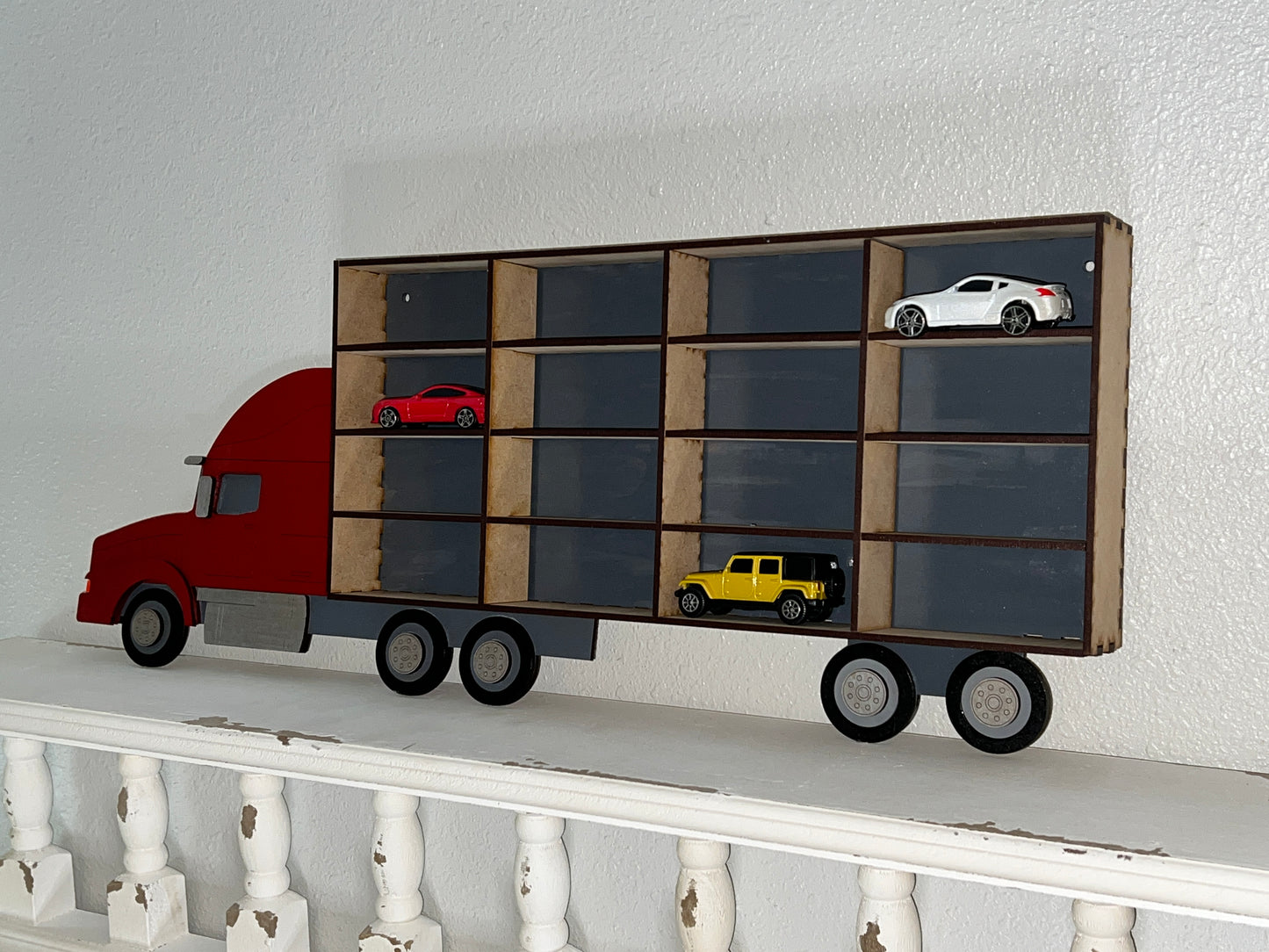 Toy Car 18 Wheeler Hauler