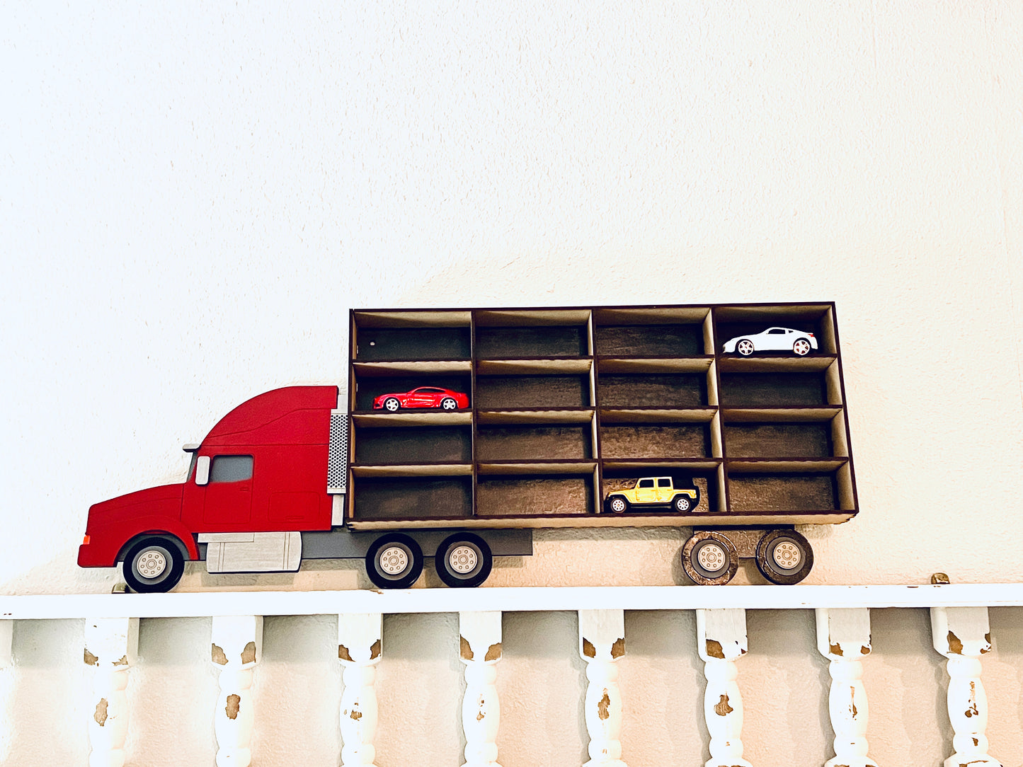 Toy Car 18 Wheeler Hauler