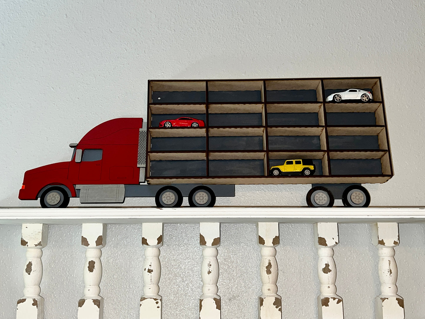 Toy Car 18 Wheeler Hauler