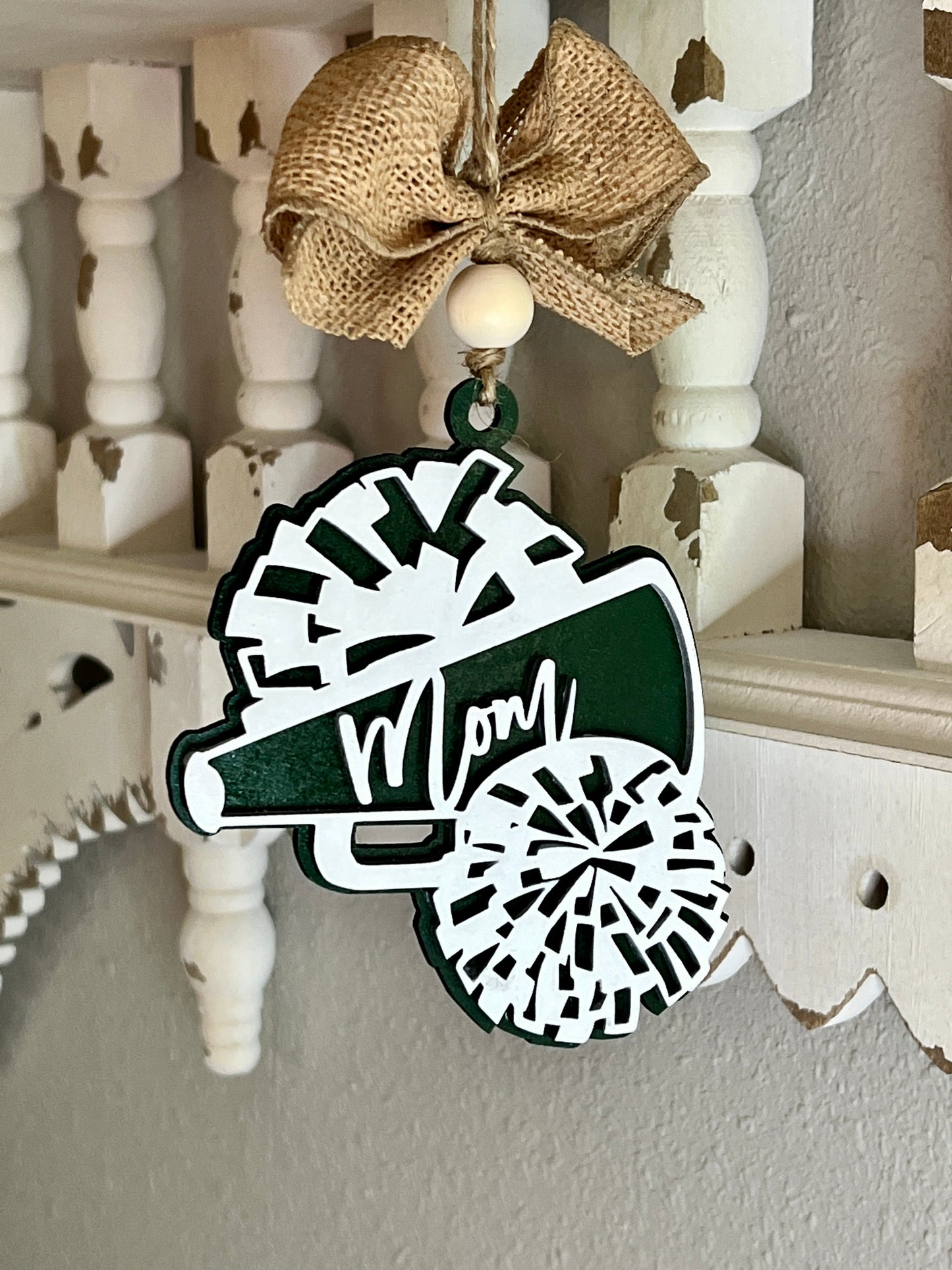 Cheer Custom Car Charm Tag Ornament RETAIL