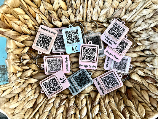 QR Code Keychain